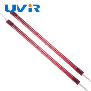 China Ruby Single Infrared Quartz Tube 230V 2000W High Thermal Efficiency factory