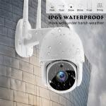 Tuya Smart Life Google Alexa PTZ 1080P 2MP HD Waterproof Outdoor IP Camera P2P