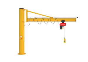 China Industrial BZ Model Free Standing Jib Crane Lifting Equipment factory