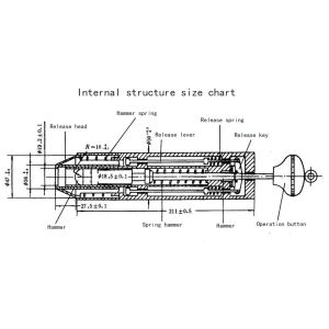 0.7J Spring Impact Hammer test Device IEC60068