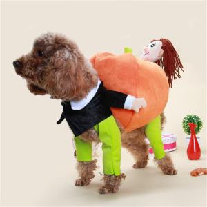 China 100g Dog Halloween Clothes Carrying Pumpkin Funny Puppy Cosplay factory