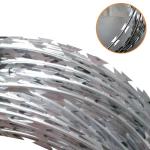 Professional Manufacture Silver Concertina Razor Barbed Wire with Zinc Coated