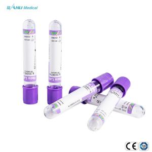 China Hematological Test Blood Vacuum Tube PET With K2 EDTA K3 EDTA factory