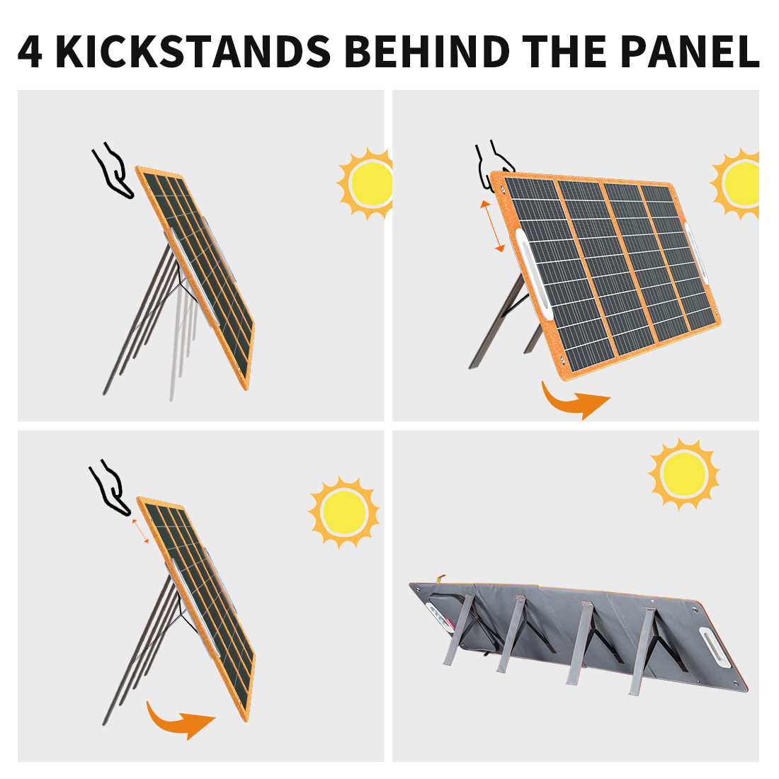 100W Folding Solar Charger Your Go-To Power Source for Outdoor Adventures