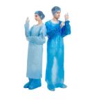 FDA Disposable CPE Gown , 510K CPE plastic gown