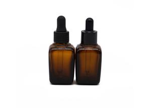 China Latex Rubber 30Ml Dropper Glass Amber Glass Essential Oil Bottle factory