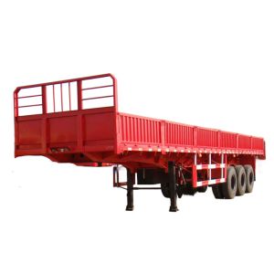 40FT 3 Axle Container Semi Trailer With Removable Side Wall