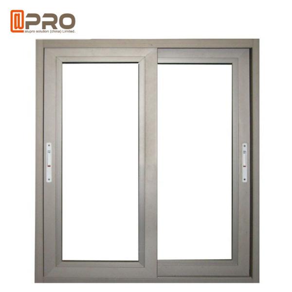 Small Sound Insulation Toilet Aluminum Sliding Windows Powder Coating vertical