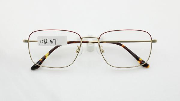 Womens/ Mens Designer Full-rim Titanium Frame with beta-Titanium Temples Allergy
