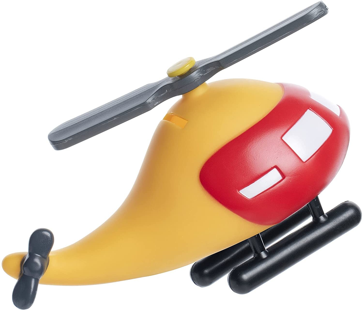 Helicopter ABS Material Red Color Coin Piggy Bank For Kids Playing
