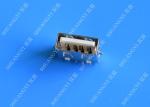 DIP 180 Degree Jack Socket 4 Pin USB Charging Connector , 15mm USB 2.0 Female
