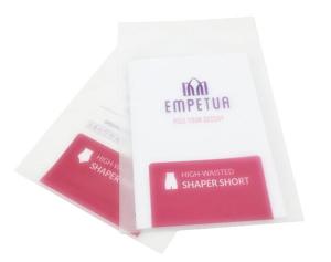 China Underwear Poly Bag Packaging Garment Packaging Bags Silk Screen Printing factory