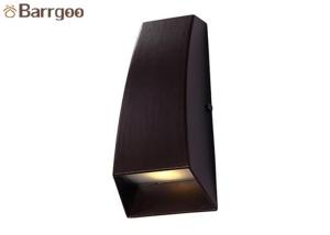 China Streamline LED Outdoor Wall Lights Lamp 2 Heads Black White Grey Housing Color factory