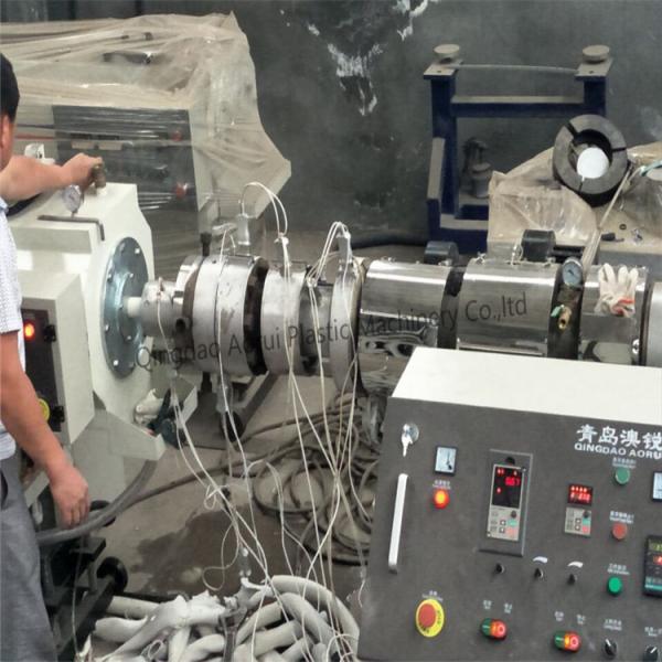 High Speed PVC Plastic Pipe Extrusion Line 800mm Double Screw Machine