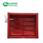 Mechanical Switch Red Aluminum Return Air Grille With Adjustable Opposed Blade