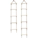Multi Rungs Sports Wooden Rope Ladder For Children Activity Climbing Game