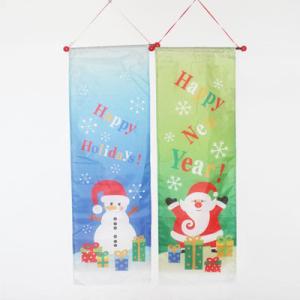 China Christmas Flag Banner Santa Claus/Snowman factory