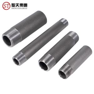 China Npt Male Thread Round 3000lb Close Nipple Stainless Steel Connectors 3 Inch Long factory