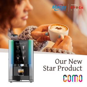 China 2000W Freshly Brewed Countertop Coffee Vending Machine Support IOT factory