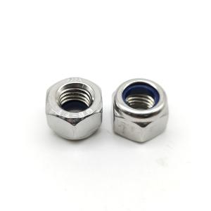 China A4 80 Wind Energy Fasteners Metric Hex Lock Nuts Nylon Insert ISO 7040 factory