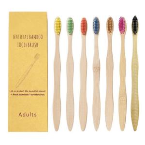 China Natural Charcoal Biodegradable Bamboo Toothbrush Soft Bristles factory