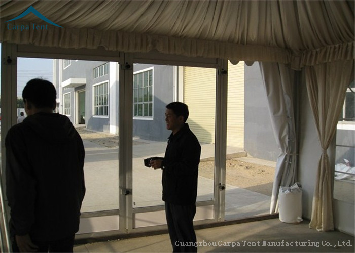 Well-Designed Small Banquet Dinner Clearspan Structure Tent With Glass Wall