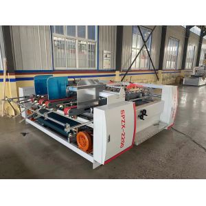 China Double Piece Carton Paper Box Pasting Folding Gluing Machine Mechanical factory