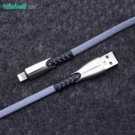 Multipurpose Stainproof Braided Phone Cord , Zinc Alloy Cable For Mobile Charger