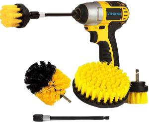 China 4 Pack Multi-Purpose Power Drill Brush Attachments Power Scrubber Cleaning Brush Cleaning Brush factory