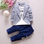 Children's Outfit Sets Cotton Kids Custom Fashion Suit Boys Three-Piece Leisure