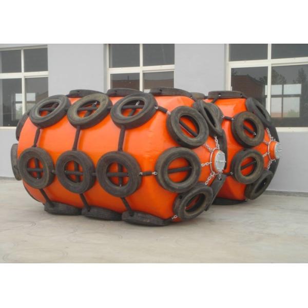 Unsinkable Aircraft Tire Nets Foam Filled Fender Dia 0.5m