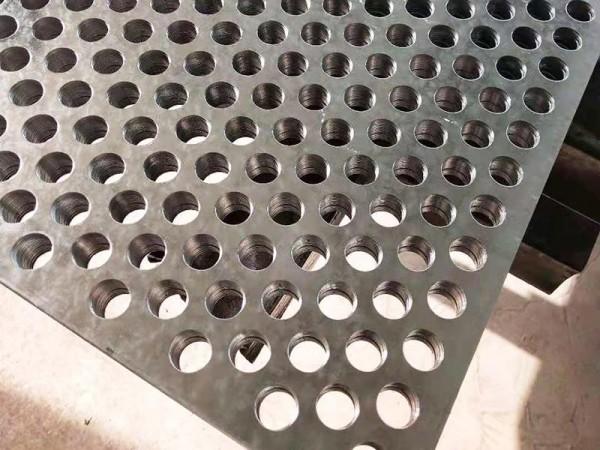 Triangular 202 Stainless Steel Punch Plate Mirror gold Powder Coated 309 SS