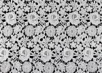 Chemical Poly Milk Water Soluble Lace Fabric For Women Garment