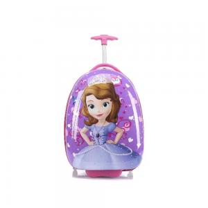 China Cartoon Printed Trolley School Bags 3d Innovation For Girls factory
