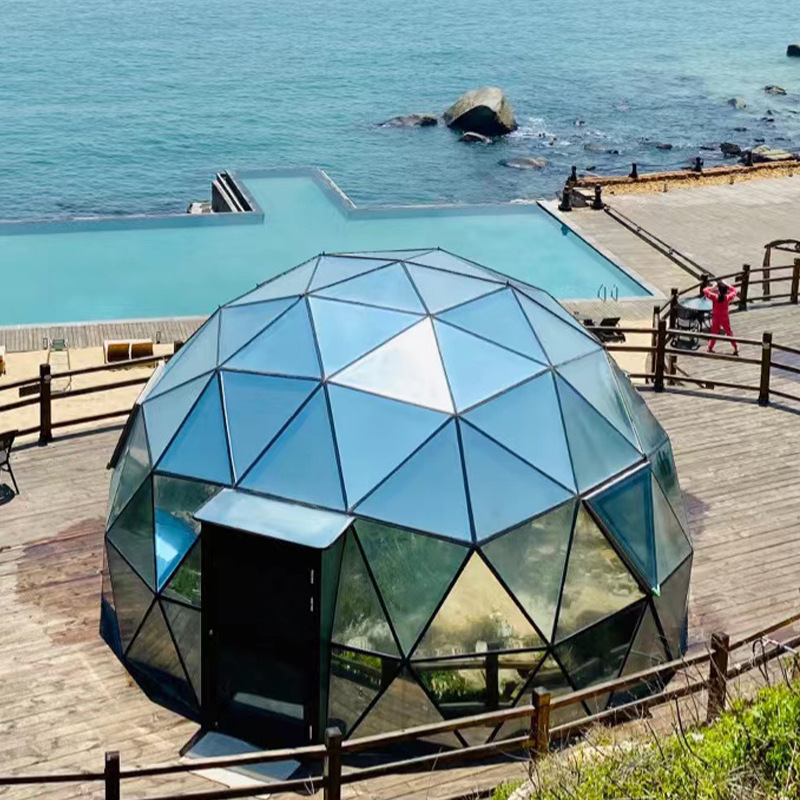 PC Outdoor Star Dining Bubble Tent Hotel Terrace Courtyard Transparent Bubble House Glass Sun Room