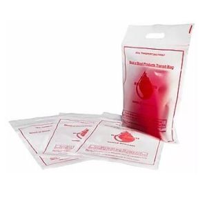 Die Cut Handle Blood Transit Biodegradable Shopping Bag blood transport bag,