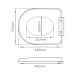 PP Toilet Seat Cover Soft Close Elegant Design UF Or Duroplast model available