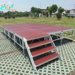 Waterproof Aluminum Portable Stage Platform 18mm Plywood