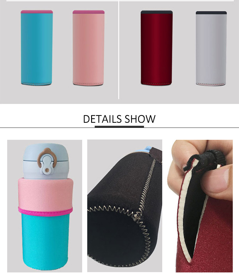 Waterproof Plain Neoprene Drink Bottle Covers