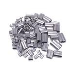Oval / 8 Type Rope Hardware Accessories Aluminum Crimp Sleeves Rigging Connector