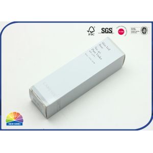 Laser Silver Paper Reverse Tuck Box Skincare Folding Package