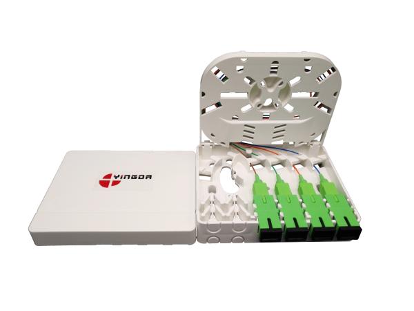 Fiber Optic Termination Box 4Cores With Large Space For Fiber Fusion Storage