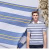 Buy cheap Elastic Striped Material Fabric Comfortable Combing Lycra Texture 170gsm from wholesalers