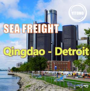 China DDU DDP International Sea Cargo Services From Qingdao To Detroit US factory