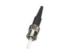 Plastic ST Connector Fiber Optic Cable with 3mm Boot , Ceramic Ferrule