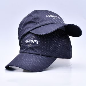 Breathable Adjustable Golf Hats Cotton Nylon Polyester One Size Fits All Custom