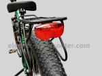 9 Speed Electric Beach Cruiser Bikes With Rear Carrier Lights MTB Suspension
