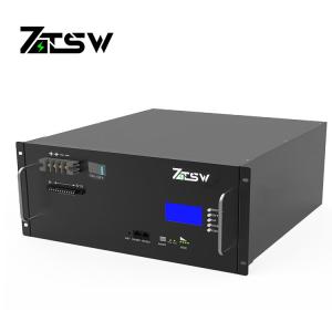 China 48V 100Ah High Voltage LiFePO4 Battery With LCD For Telecom factory