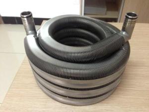 China Laser Welded Finned Tube Coil For Oil Cooler / Solar System / Water Heating factory