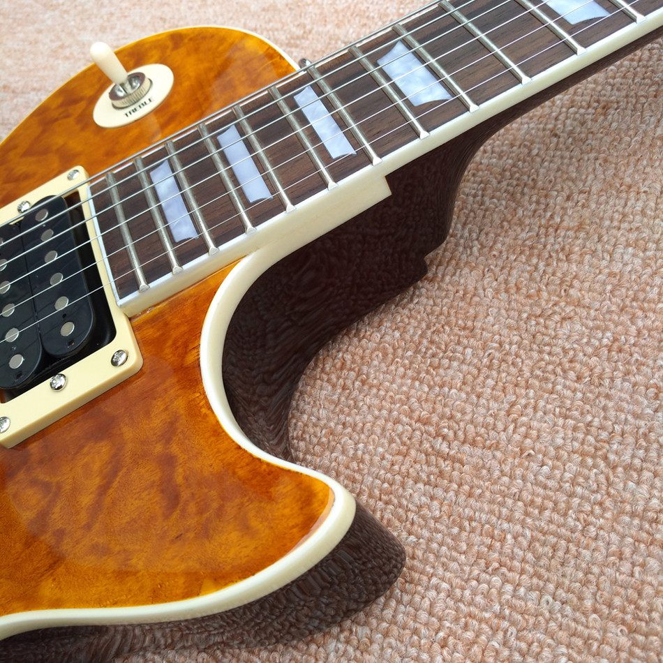 New style high quality LP standard 1959 R9 electric guitar, Flame Maple Top Rosewood Fingerboard electric guitar
